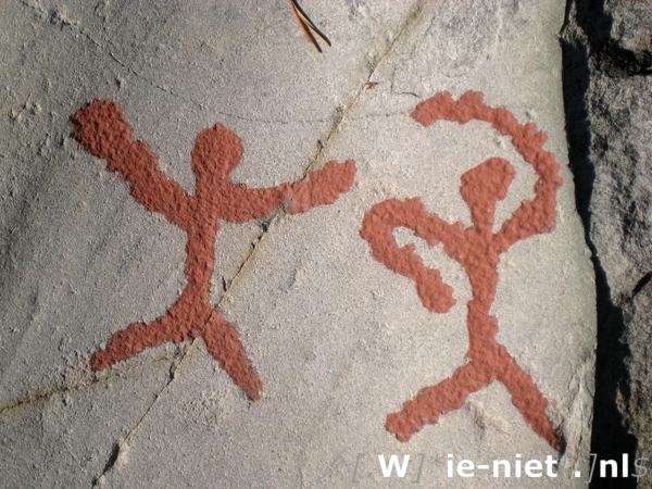 IMG_1660.jpg: 4000 tot 6000 jaar oude rots tekeningen bij Alta.